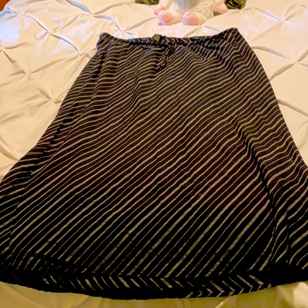 Lane Bryant 22/24W linen/cotton maxi skirt